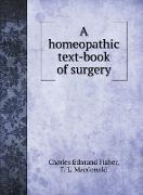 A homeopathic text-book of surgery