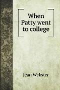 When Patty went to college