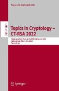 Topics in Cryptology ¿ CT-RSA 2022