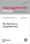 The ‘Betrieb’ as Corporate Actor
