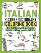 Italian Picture Dictionary Coloring Book