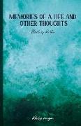 Memories of a Life and Other Thoughts: A Collection of Poems