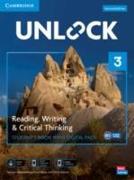 Unlock Level 3 Reading, Writing and Critical Thinking Student's Book with Digital Pack [With eBook]