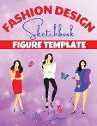 Fashion Design Sketchbook Figure Template