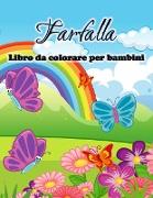 Farfalla libro da colorare per bambini