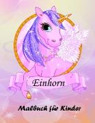Einhorn-Malbuch für Kinder