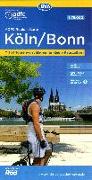 ADFC-Regionalkarte Köln/Bonn, 1:75.000, mit Tagestourenvorschlägen, reiß- und wetterfest, E-Bike-geeignet, mit Knotenpunkten, GPS-Tracks-Download