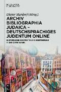 Archiv Bibliographia Judaica - Deutschsprachiges Judentum Online