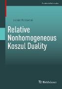 Relative Nonhomogeneous Koszul Duality