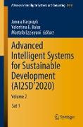 Advanced Intelligent Systems for Sustainable Development (AI2SD¿2020)