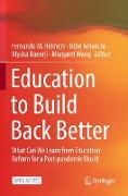 Education to Build Back Better