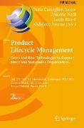 Product Lifecycle Management. Green and Blue Technologies to Support Smart and Sustainable Organizations