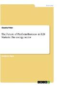 The Future of Platform Business in B2B Markets. The energy sector