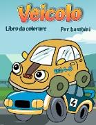 Libro da colorare di veicoli per bambini