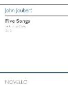 Five Songs, Op. 5: For Tenor and Piano