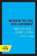 Managing Political Risk Assessment