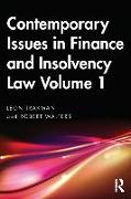Contemporary Issues in Finance and Insolvency Law Volume 1