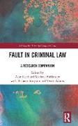 Fault in Criminal Law