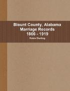 Blount County, Alabama Marriages, 1866 - 1919