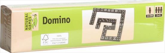 Domino in Holzbox