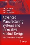 Advanced Manufacturing Systems and Innovative Product Design