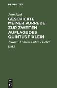 Geschichte meiner Vorrede zur zweiten Auflage des Quintus Fixlein