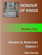 Honour of Kings Ancient and American History 1 Test Packet & Answer Key