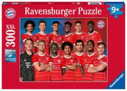 Ravensburger Kinderpuzzle 13328 - FC Bayern Saison 2022/2023 - 300 Teile XXL FC Bayern München Puzzle für Kinder ab 9 Jahren