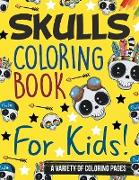 Skulls Coloring Book For Kids!