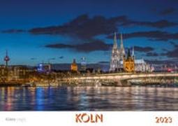 Köln 2023 Bildkalender A4 quer, spiralgebunden