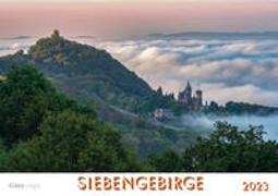 Siebengebirge 2023 Bildkalender A4 quer, spiralgebunden
