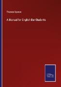 A Manual for English Bar-Students