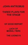 John Antrobus - Three Plays for the Stage (hardback)