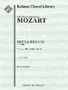 Missa Brevis in C, K. 220/196b Sparrow Mass (Spatzenmesse): Conductor Score