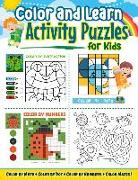 Color and Learn Activity Puzzles for Kids