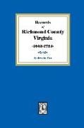 Records of Richmond County, Virginia, 1692-1724