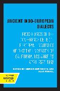 Ancient Indo-European Dialects