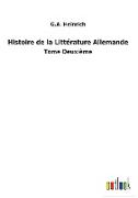 Histoire de la Littérature Allemande