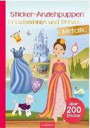 Sticker-Anziehpuppen Metallic – Prinzessinnen und Prinzen