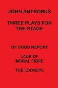 John Antrobus - Three Plays for the Stage