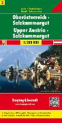 Oberösterreich - Salzkammergut, Autokarte 1:200.000