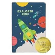 CSB Explorer Bible for Kids, Blast Off LeatherTouch, Indexed