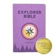 CSB Explorer Bible for Kids, Lavender Compass Leathertouch