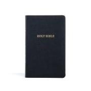 KJV Thinline Reference Bible, Black Leathertouch