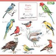 2023 Birds of the World Wall Calendar - Madeleine Floyd