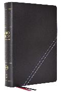 KJV, Word Study Reference Bible, Bonded Leather, Black, Red Letter, Thumb Indexed, Comfort Print