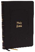 KJV Holy Bible Large Print Center-Column Reference Bible, Black Leathersoft with Thumb Indexing, 53,000 Cross References, Red Letter, Comfort Print: King James Version