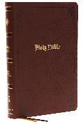 KJV Holy Bible Large Print Center-Column Reference Bible, Brown Bonded Leather, 53,000 Cross References, Red Letter, Comfort Print: King James Version