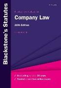 Blackstone's Statutes on Company Law