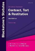 Blackstone's Statutes on Contract, Tort & Restitution